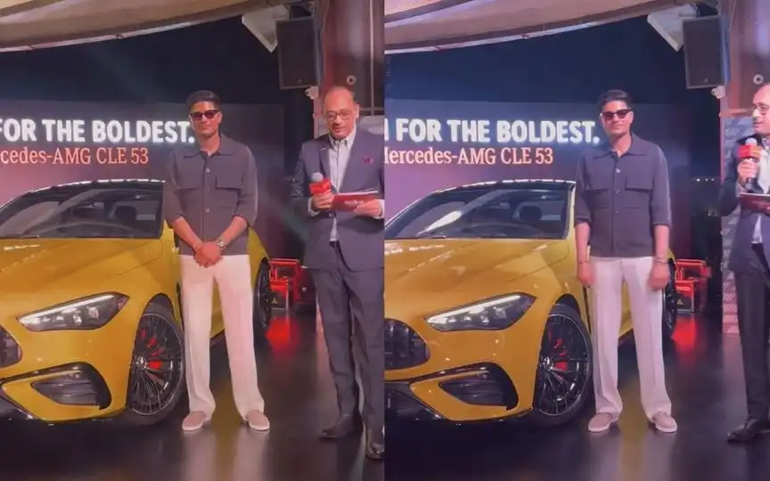 Shubman Gill at an event [Source: @ImTanujSingh/x]