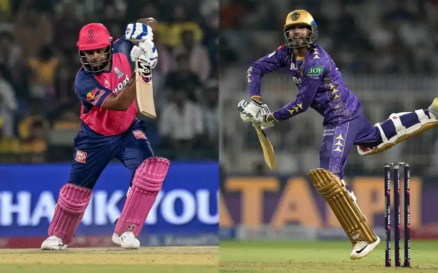 Sanju Samson and Venkatesh Iyer [Source: AFP]