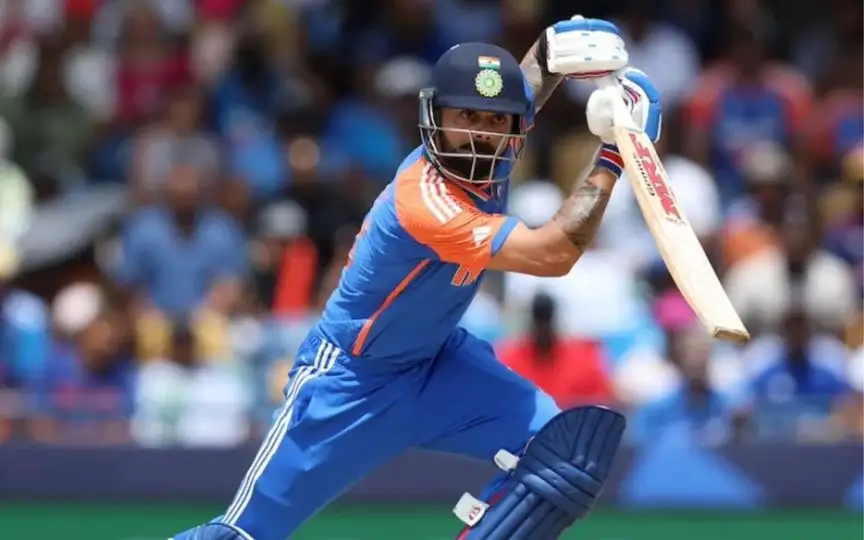 Virat Kohli led the charge with the bat [Source: @pujali_pathak/X.com]