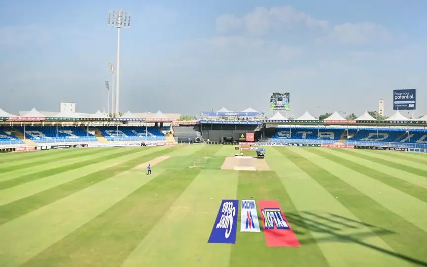 Sharjah Cricket Stadium Pitch Report (Source:@ACBofficials,x.com)