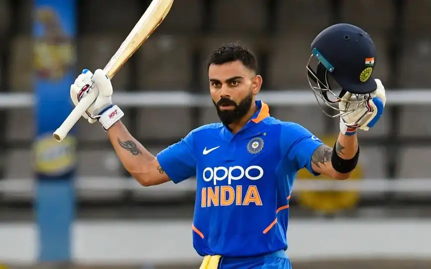 Virat Kohli century vs West Indies, 2019 - (Source: @Johns/X.com)