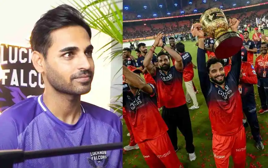 1755254780018_Bhuv(1) Star RCB Bowler Reveals Patidar's Captaincy Mantra That Ended Their IPL Title Wait - OneCricket