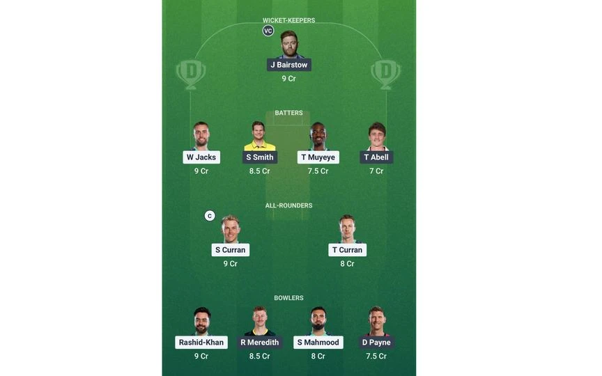 OVI vs WEF, The Hundred Men's 2025: Dream11 Team 1 [Source: @Dream11 App]