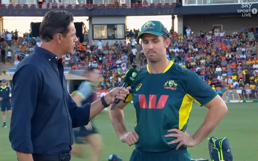 Australia vs South Africa toss - (Source :@ AustraliaFanPage/X.com)