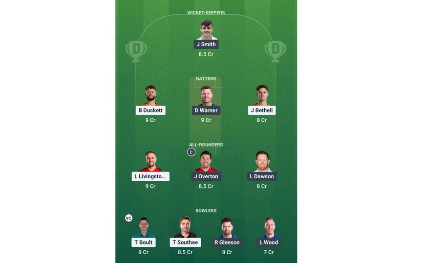 BPH vs LNS, The Hundred Men's 2025: Dream11 Team 1 [Source: @Dream11 App]