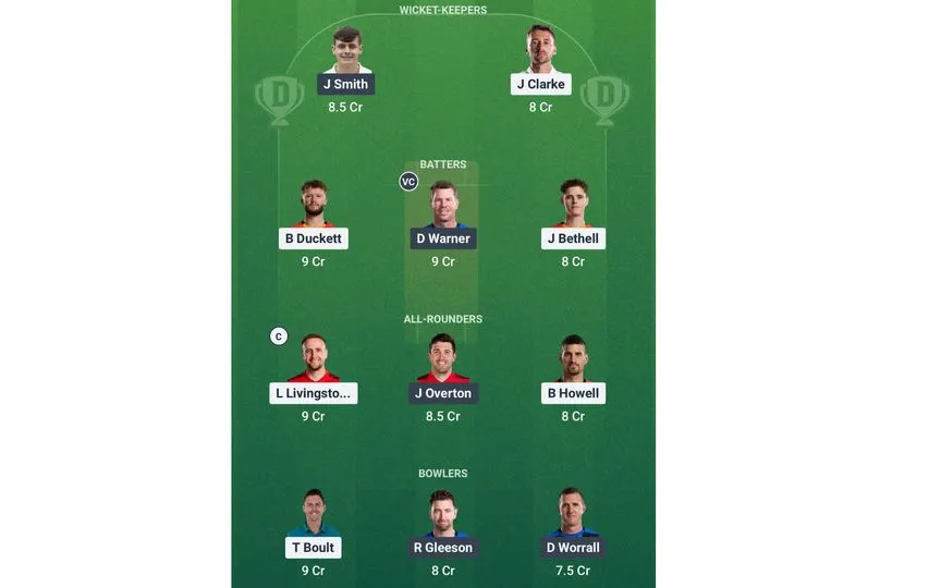BPH vs LNS, The Hundred Men's 2025: Dream11 Team 1 [Source: @Dream11 App]