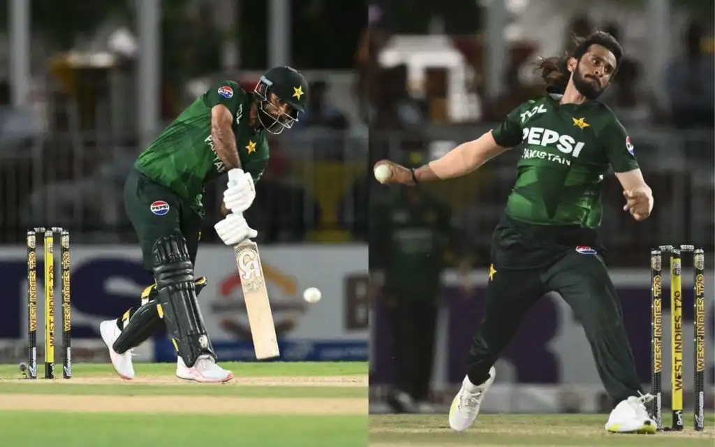 Fakhar Zaman and Hasan Ali for Pakistan (Source: AFP)