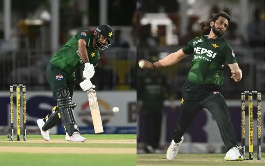 Fakhar Zaman and Hasan Ali for Pakistan (Source: AFP)