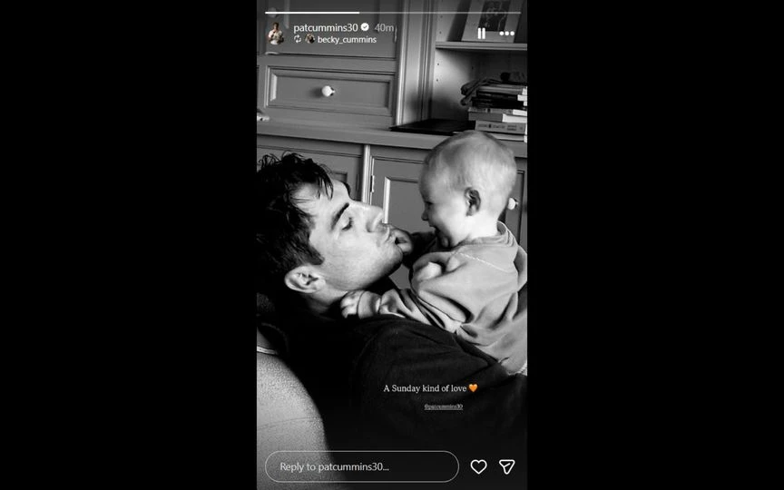 Pat Cummins' Instagram story [Source: @patcummins30/Instagram.com]
