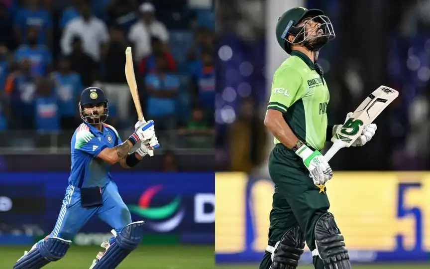 Top run getters in IND Vs PAK T20Is [Source: AFP Photo]