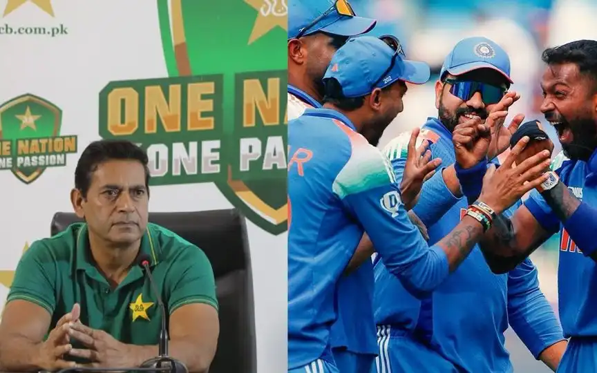 Aaqib Javed on India-Pakistan clash (Source:@RanaAhm01973563 and BCCI/X.com)