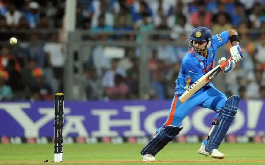 Virat Kohli in 2011 World Cup Final [Source: AFP Media]