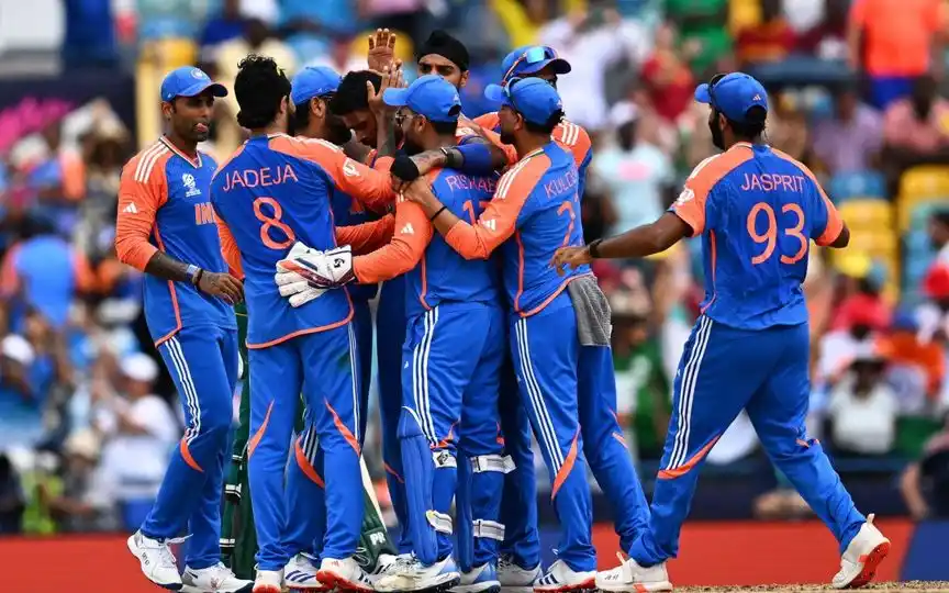 Indian team in T20WC 2024 [Source: AFP Media] 