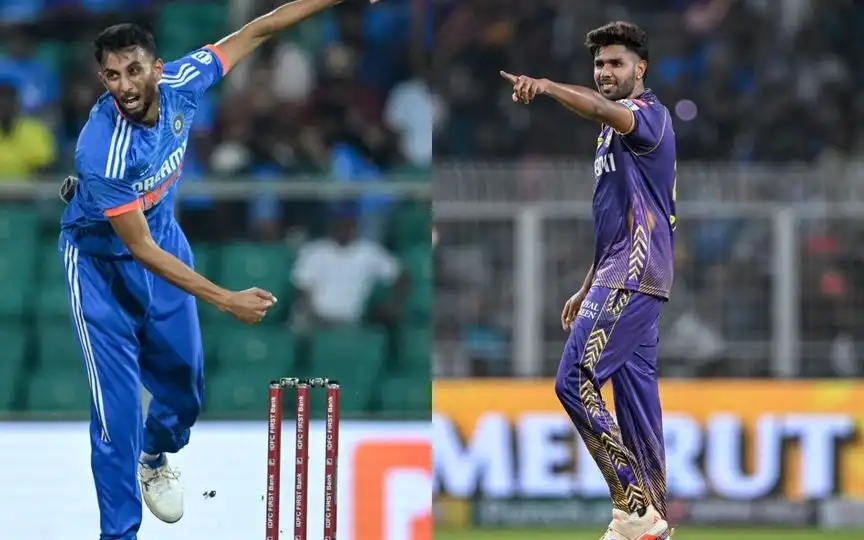 Prasidh Krishna and Harshit Rana [Source: AFP Media]