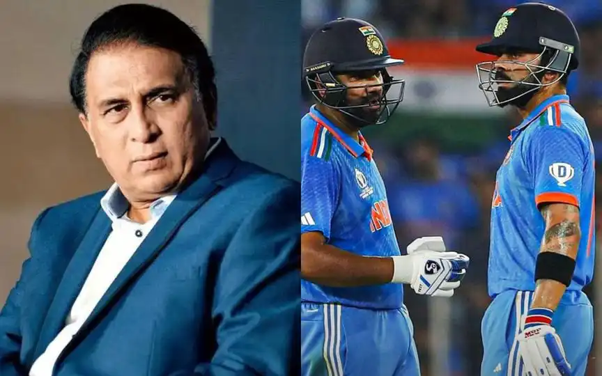 Sunil Gavaskar and Virat Kohli, Rohit Sharma [Source: @CricketFeverly, @FaizFazal/x]