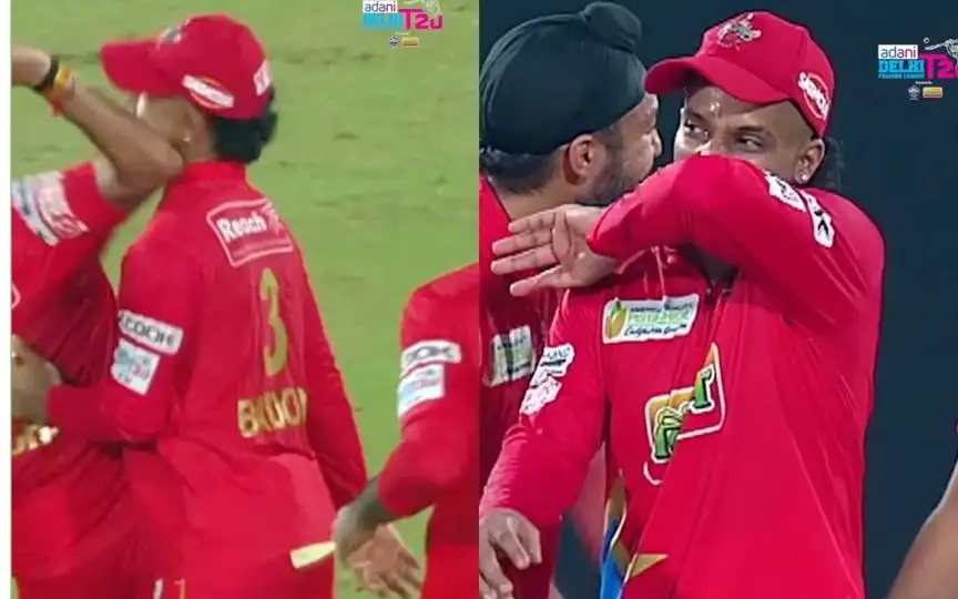 Ayush Badoni Elbowed - (Source: @ScreenGrab)