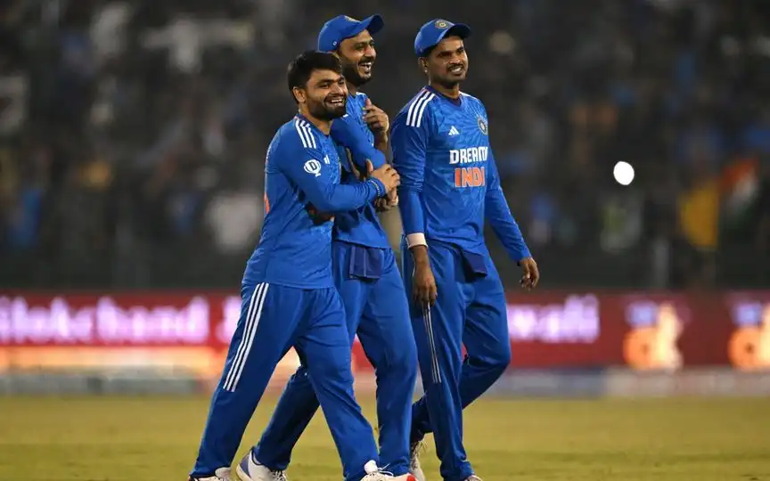 Rinku Singh And Shreyas Iyer For India - (Source: AFP)
