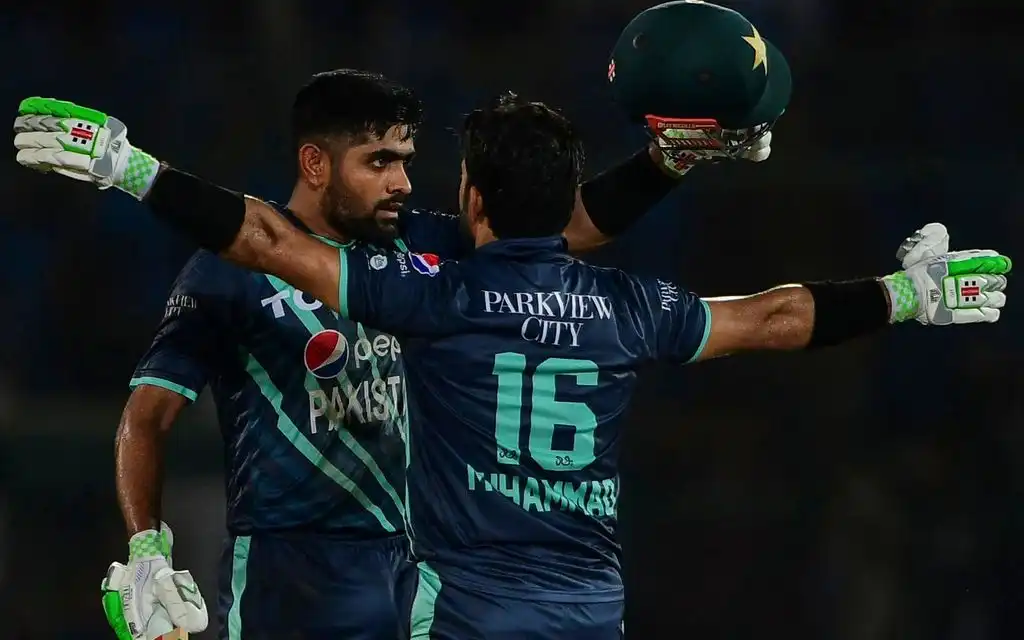 Mohammad Rizwan and Babar Azam [Source: AFP Photos]
