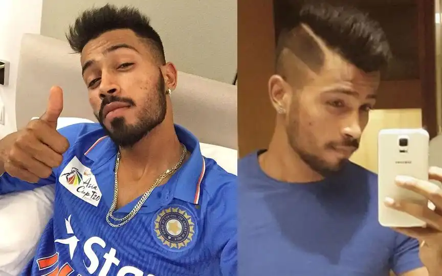 Hardik Pandya  hairstyle in 2016 (Source:@AalimHakim,x.com)