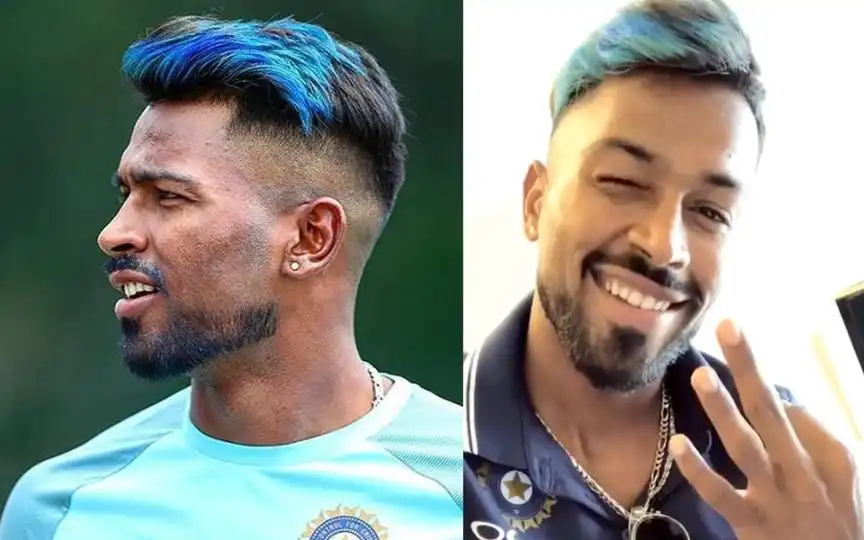 Hardik Pandya hairstyle 2018​ (Source:@Instagram)