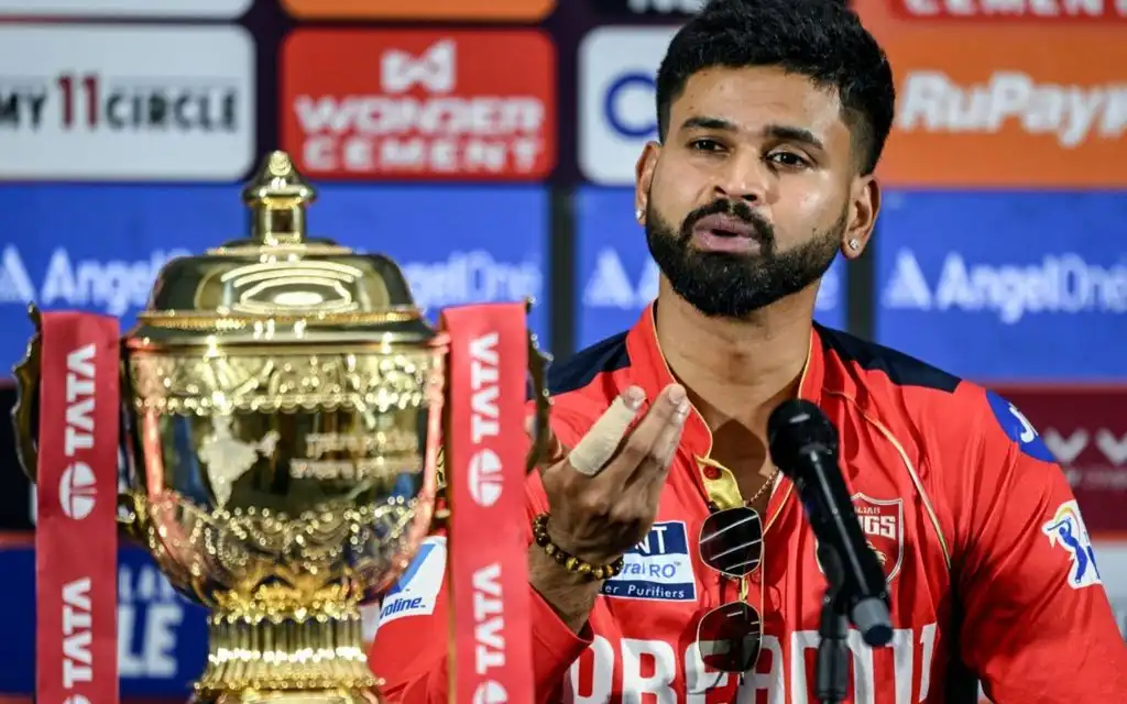 Shreyas Iyer In Punjab Kings Conference - (Source: AFP)