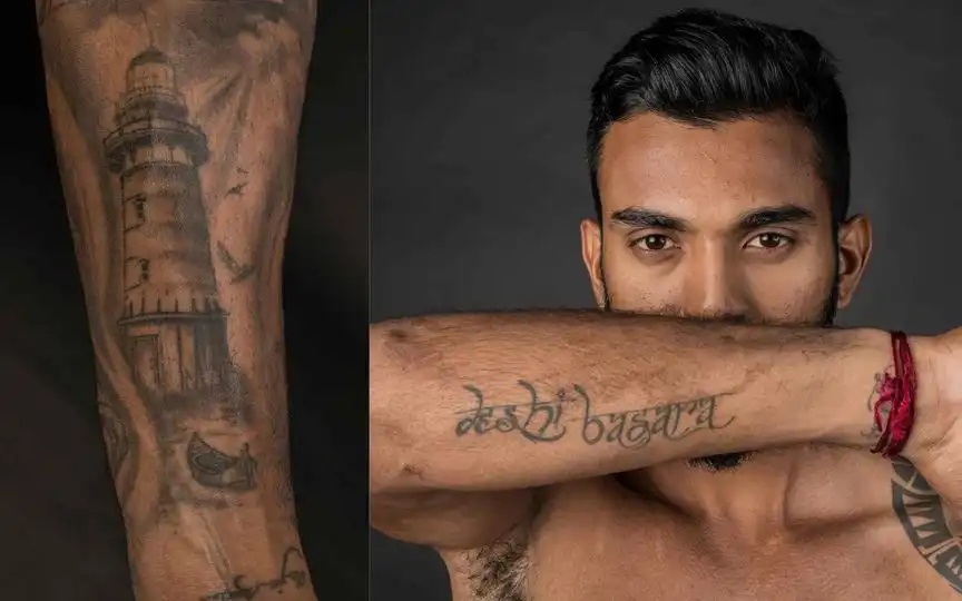 KL Rahul's Hand Tattoo (Source:@Instagram)
