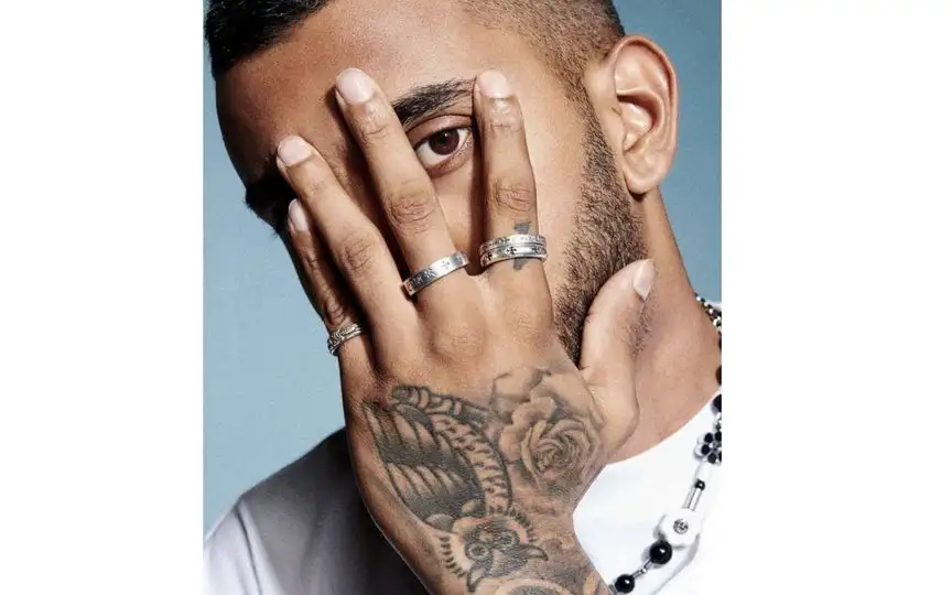 KL Rahul's Tattoo On Finger​​ (Source:@KLfied_,x.com)
