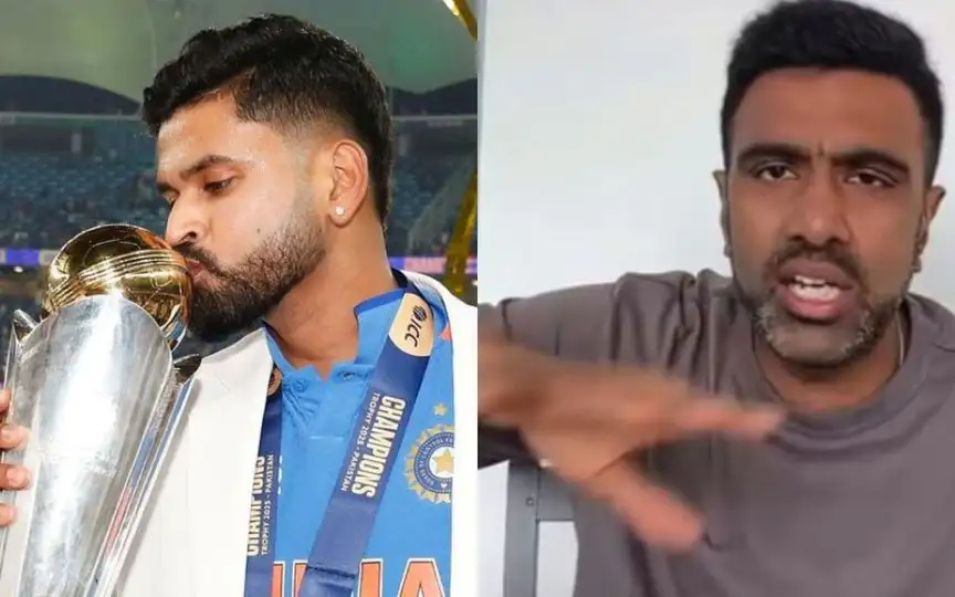 Ravi Ashwin backs Shreyas Iyer [Source: @Vipintiwari952, @bhhupendrajogi/X.com]