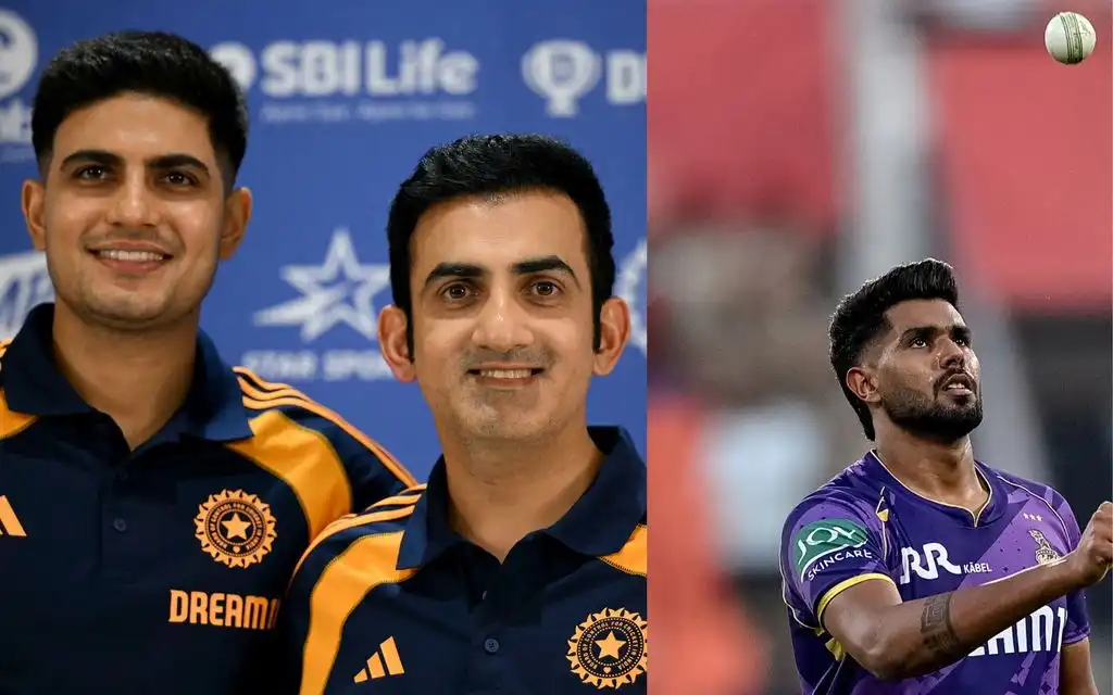 Gautam Gambhir, Harshit Rana & Shubman Gill (Source: AFP Photos)