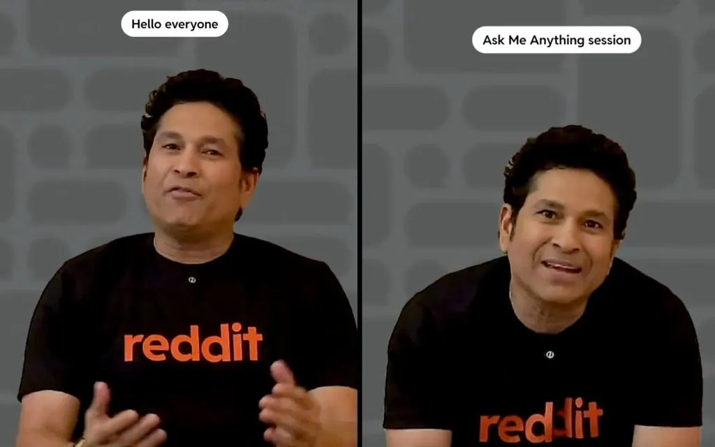Sachin Tendulkar Speaking For Reddit - (Source: @STendulkar/X.com)