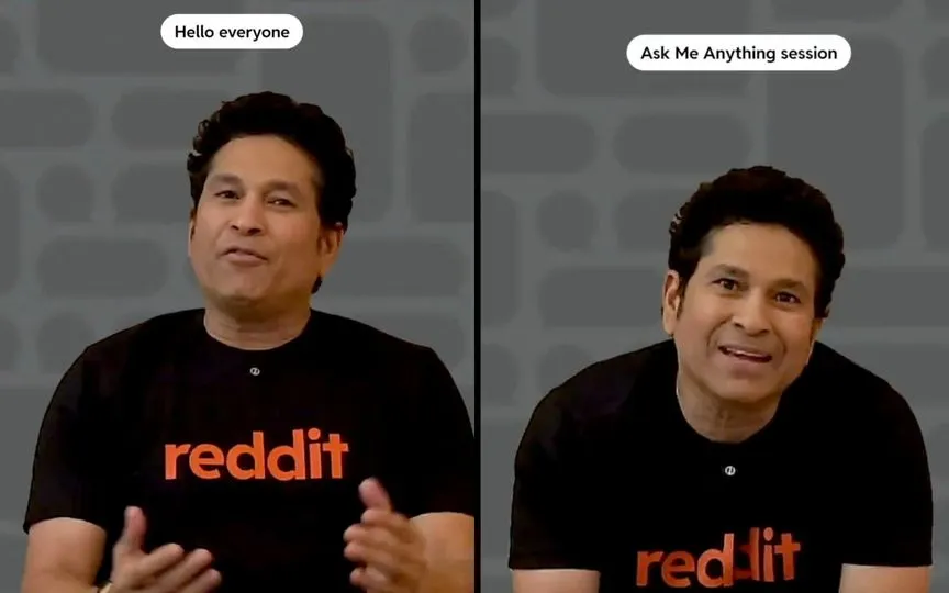 Sachin Tendulkar Speaking For Reddit - (Source: @STendulkar/X.com)