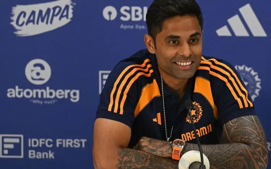 Suryakumar Yadav During Press Conference - (Source: AFP)