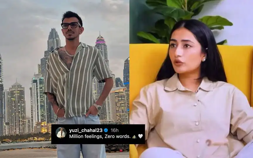 Yuzvendra Chahal again at loggerheads with Dhanashree [Source: @boom_raaah, @yuzi_chahal/X.com]