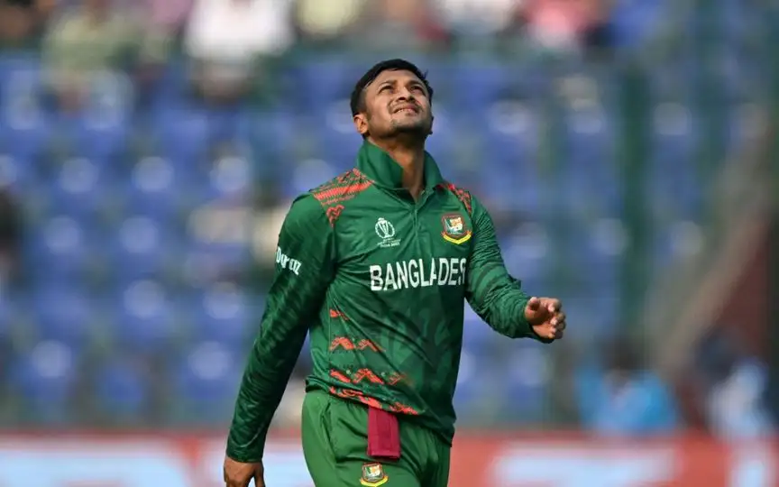 Shakib al Hasan's batting woes continue [Source: AFP]