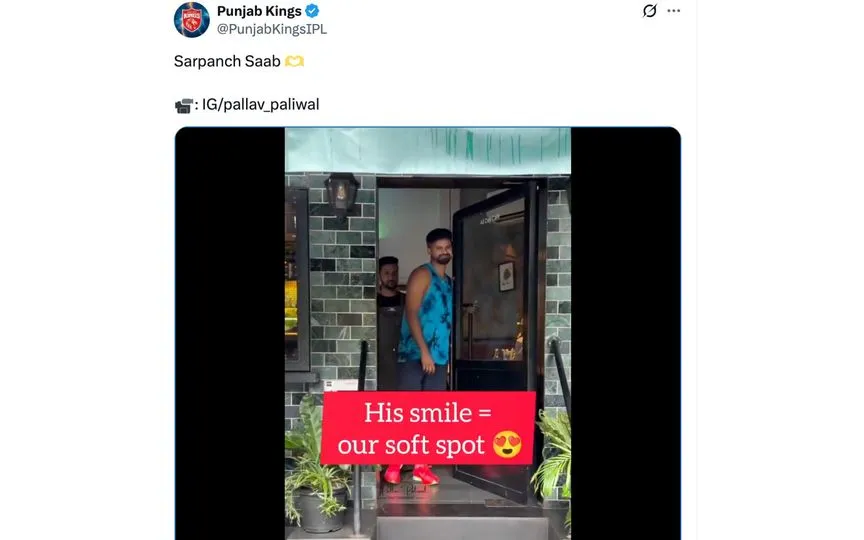 PBKS' tweet [Source: @PunjabKingsIPL/X.com]