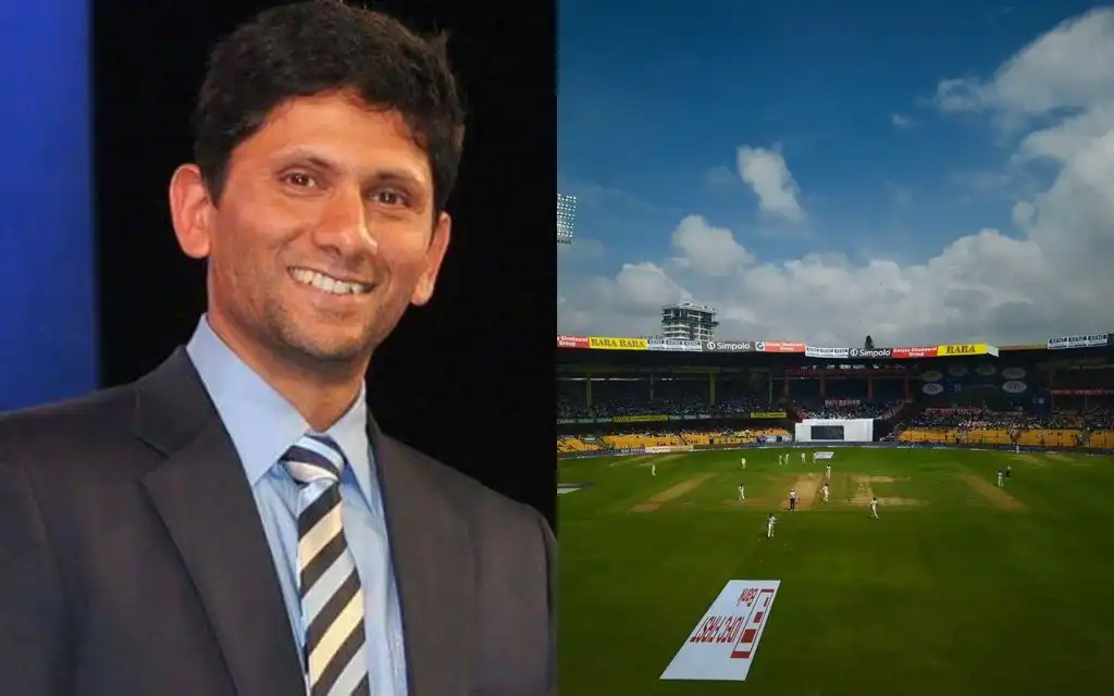 Venkatesh Prasad and M. Chinnaswamy Stadium (Source: @ddsportschannel, @CricSubhayan/X.com)