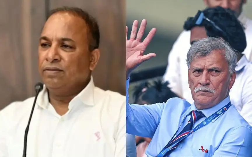 Devajit Saikia and Roger Binny (Source:@ImTanujSingh,x.com)