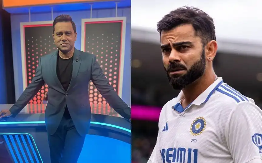 Aakash Chopra and Virat Kohli [Source: @cricketaakash, @mufaddal_vohra/x.com]