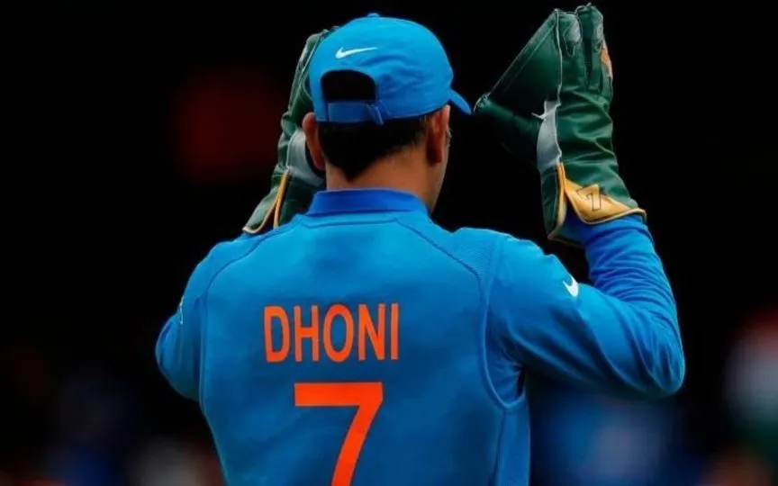 MS Dhoni's Jersey Number​ (Source:@ICCAsiaCricket,x.com)