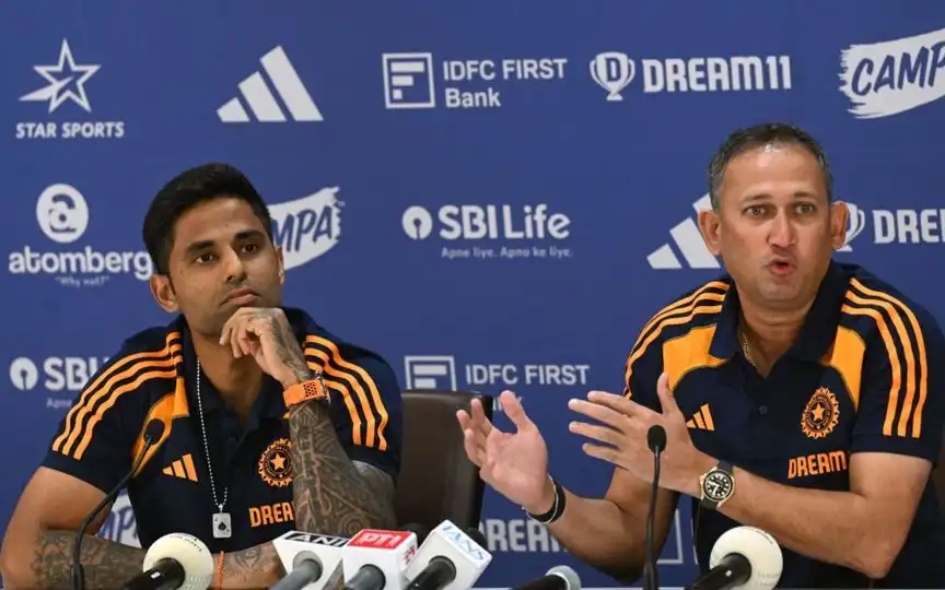 Agarkar's tenure to end? [Source: AFP Photo]
