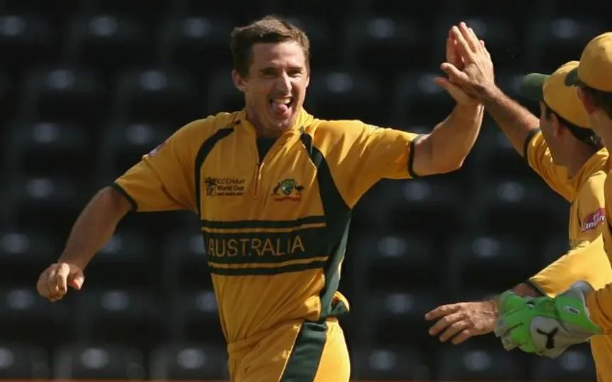 3. Brad Hogg - 57 Wickets [Source: @ICC/X.com]