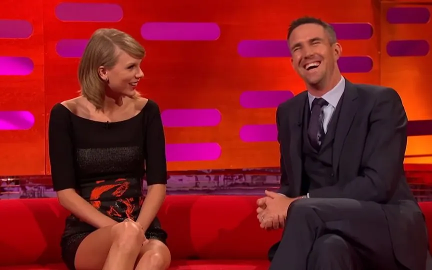 Taylor Swift and Kevin Pietersen [Source: @The Graham Norton Show/YouTube.com]