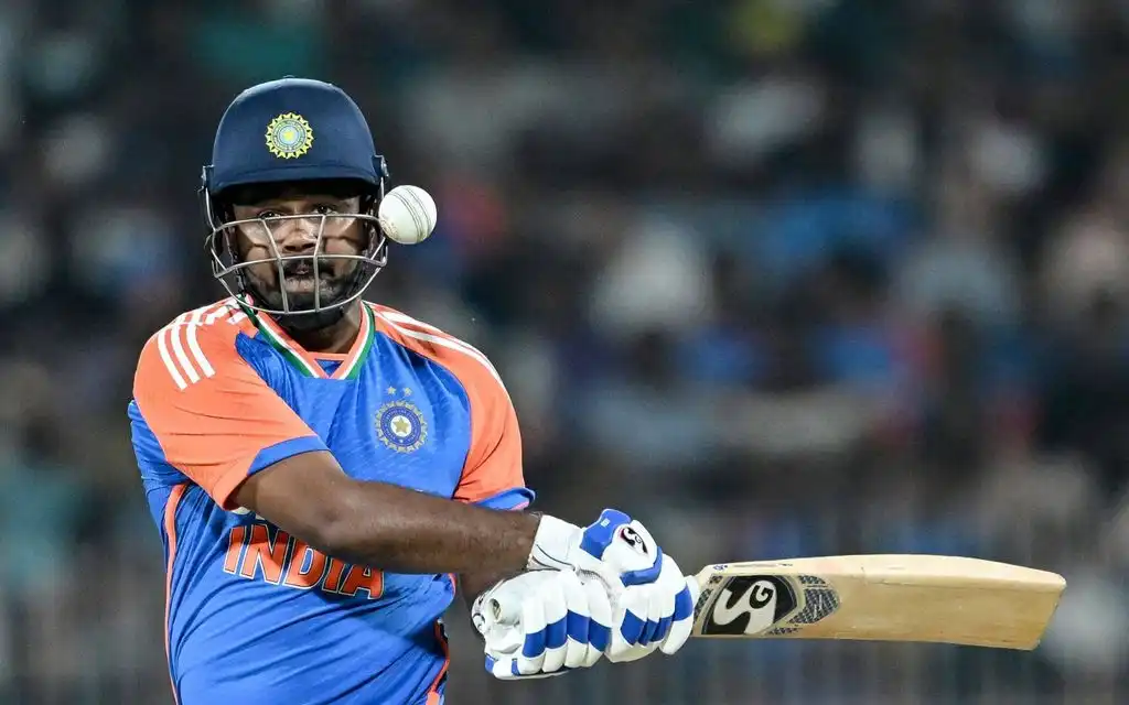 Sanju Samson in action [Source: AFP]