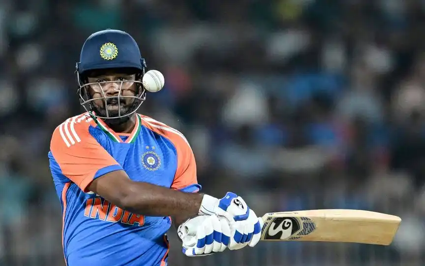 Sanju Samson in action [Source: AFP]