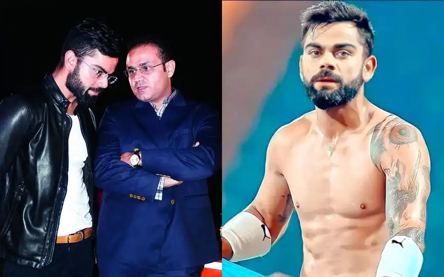 Virender Sehwag appreciates Virat Kohli [Source: @HashTagCricket, @virendersehwag/X.com]