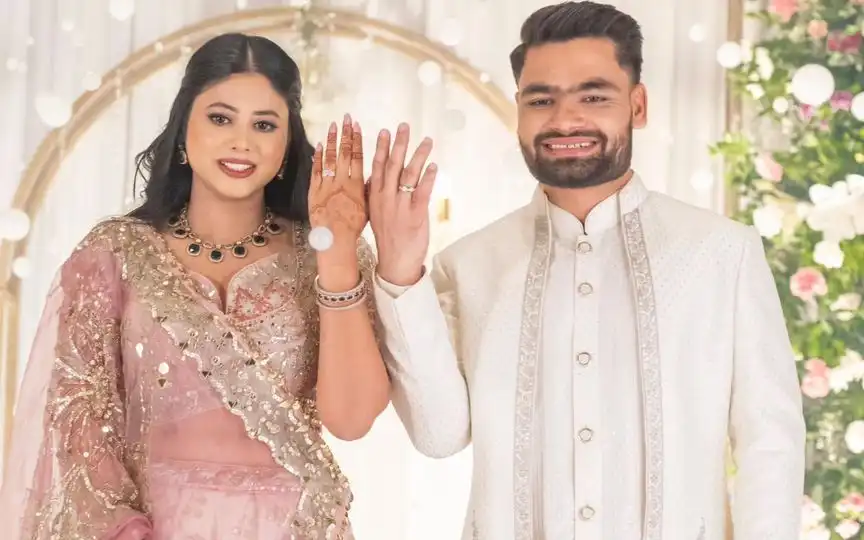 Rinku Singh With Priya Saroj (Source: @Ruksar_Khan_002/x.com)