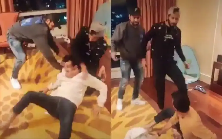 Rohit Sharma, Yuzvendra Chahal and Khaleel Ahmed [Source: @yuzi_chahal/x.com]