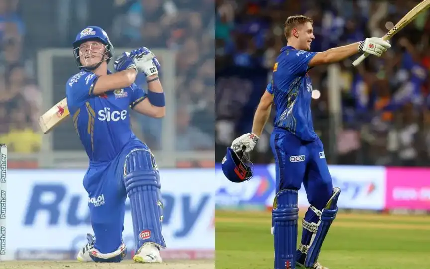 Dewald Brevis and Cam Green were a part of MI [Source: @MIFansArmy, @CricCrazyJohns/X]