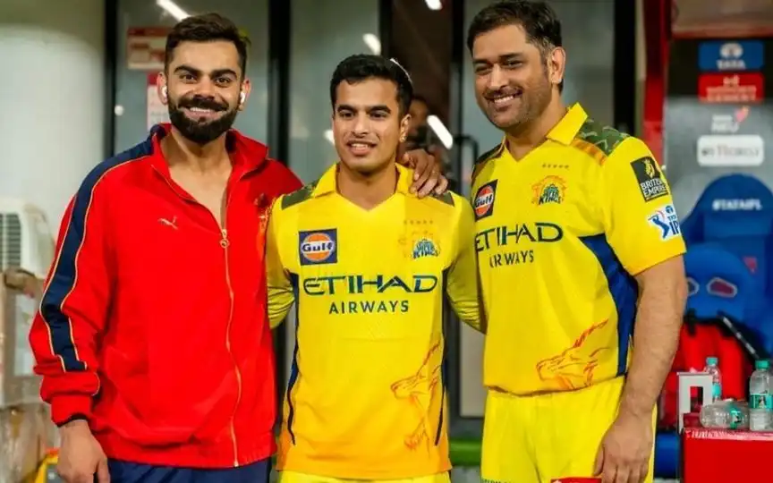 Vansh Bedi has speculated on MS Dhoni's IPL future [Source: @CricCrazyJohns/X.com]