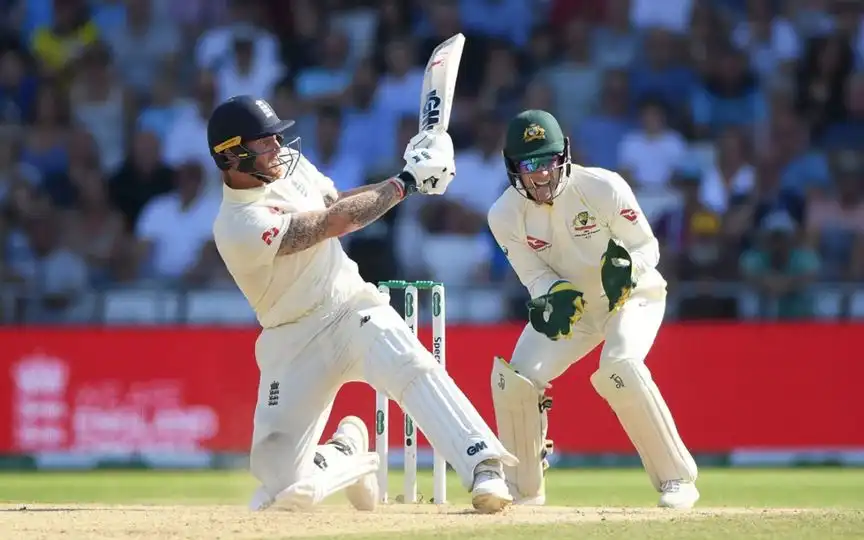 Ben Stokes against Australia in the 2nd innings [Source: @kapul_palit/X.com]